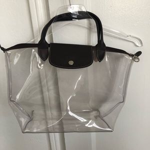 longchamp clear tote